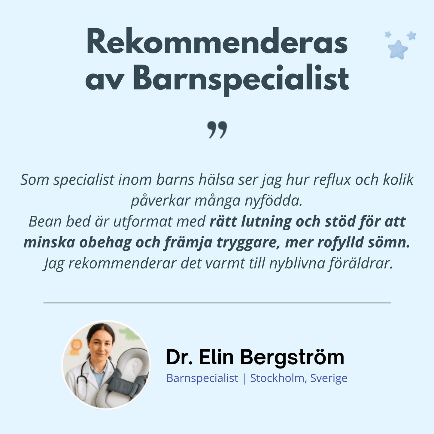 Bean bed - Den ultimata babybädden