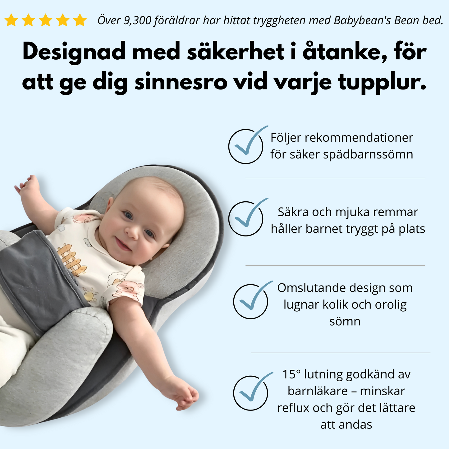 Bean bed - Den ultimata babybädden